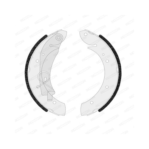 Bremsbackensatz Ferodo FSB567 Premier für Citroën Peugeot Renault Hinterachse
