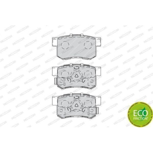 Bremsbelagsatz Scheibenbremse Ferodo FDB4227 Premier Eco Friction f&uuml;r Honda