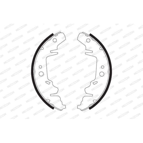 Bremsbackensatz Ferodo FSB568 Premier f&uuml;r Chrysler Dodge Toyota Kia Plymouth