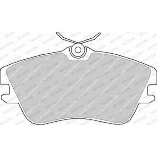 Bremsbelagsatz Scheibenbremse Ferodo FVR970 Premier Eco Friction f&uuml;r VW