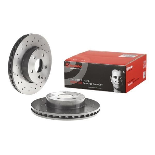 Bremsscheibe Brembo 09.A613.51 Prime Line - Uv Coated f&uuml;r Mercedes Benz