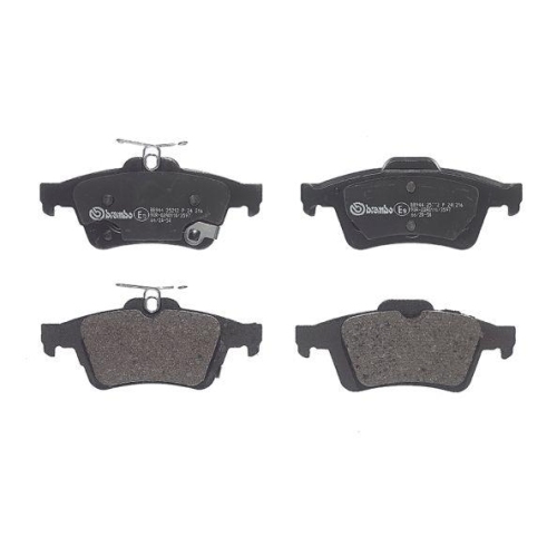 Bremsbelagsatz Scheibenbremse Brembo P24216 Prime Line f&uuml;r Ford Hinterachse