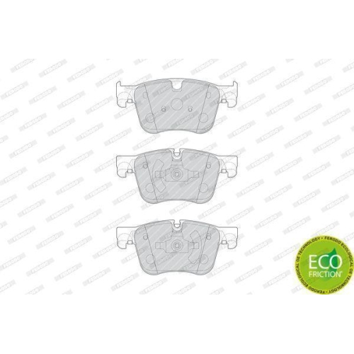 Bremsbelagsatz Scheibenbremse Ferodo FDB4765 Premier Eco Friction f&uuml;r Citro&euml;n DS