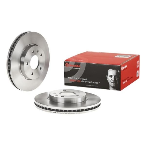 2X Brembo Bremsscheibe Prime Line f&uuml;r Opel Suzuki Vauxhall Chevrolet