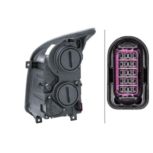 Hauptscheinwerfer Hella 1ER 011 592-061 f&uuml;r VW Rechts