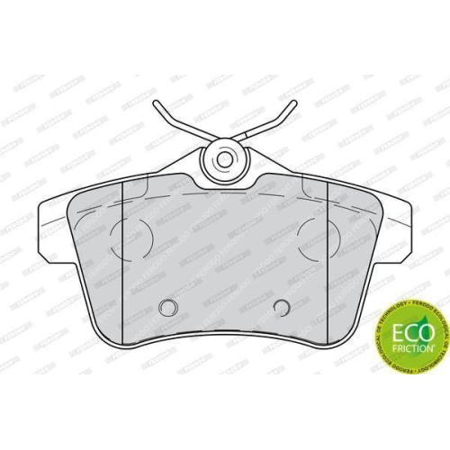 Bremsbelagsatz Scheibenbremse Ferodo FDB4224 Premier Eco Friction f&uuml;r Citro&euml;n DS