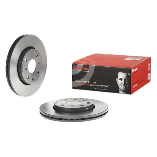 2X Brembo Bremsscheibe Prime Line - Uv Coated f&uuml;r Citro&euml;n Peugeot Toyota