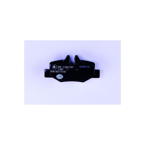 Bremsbelagsatz Scheibenbremse Hella 8DB 355 010-661 f&uuml;r Mercedes Benz Evobus