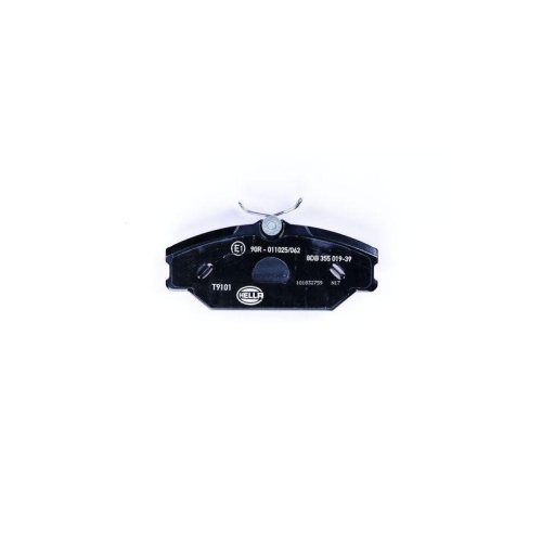 Bremsbelagsatz Scheibenbremse Hella 8DB 355 019-391 f&uuml;r Renault Amc Vorderachse