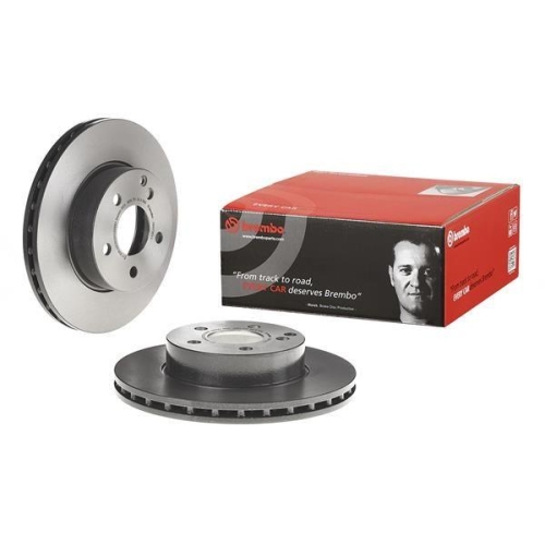 Brake Disc Brembo 09.A736.11 Prime Line - Uv Coated for Mercedes Benz Front Axle