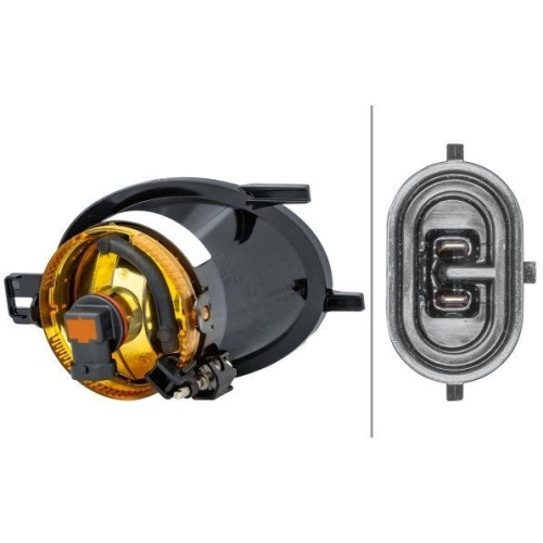 Nebelscheinwerfer Hella 1N0 010 304-031 f&uuml;r Ford Links