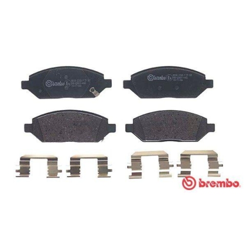Bremsbelagsatz Scheibenbremse Brembo P59088 Prime Line f&uuml;r Opel Vauxhall