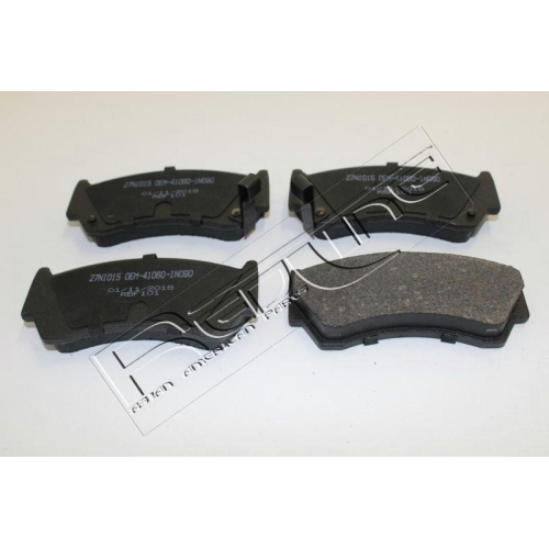 Bremsbelagsatz Scheibenbremse Red-line 27NI015 f&uuml;r Nissan Vorderachse