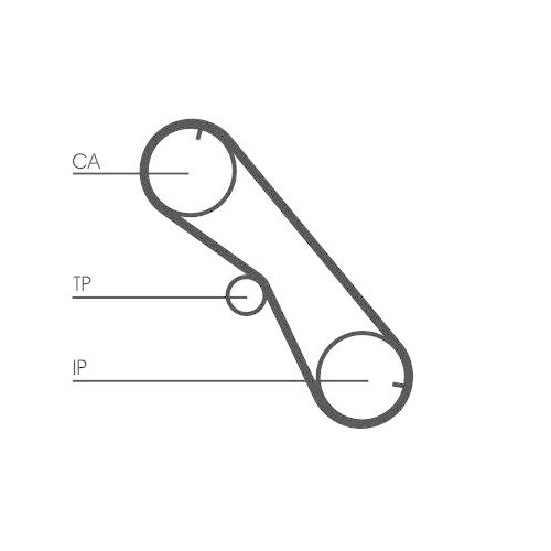 Zahnriemen Continental Ctam CT1089 f&uuml;r Toyota