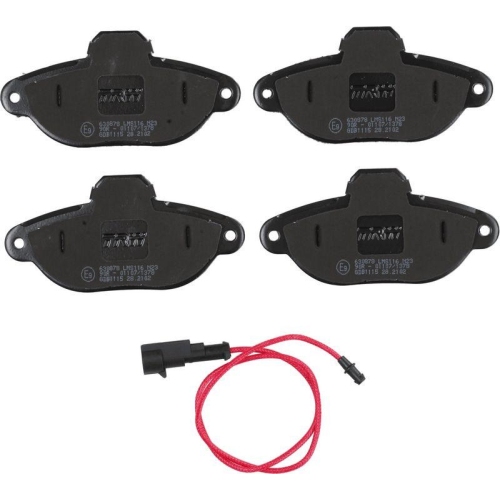 Bremsbelagsatz Scheibenbremse Trw GDB1115 Cotec f&uuml;r Fiat Lancia Vorderachse