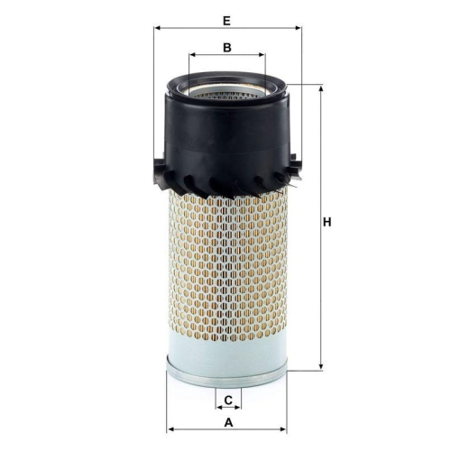 Filtre &Agrave; Air Mann-filter C 14 179/1 pour Fiat Ford Iveco Case Ih Hitachi Same