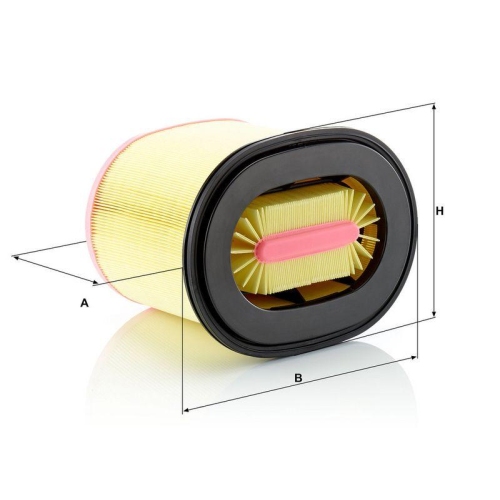 Luftfilter Mann-filter C 27 380 Iqoron f&uuml;r Massey Ferguson Agco
