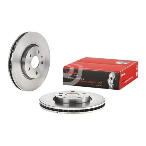 1X Brembo Bremsscheibe Prime Line f&uuml;r Gmc Opel Saab Vauxhall Chevrolet