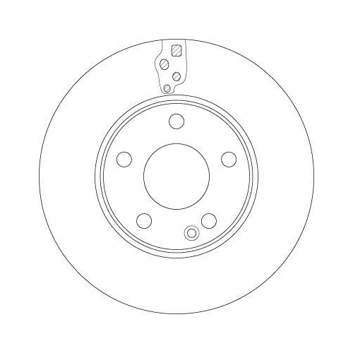 Disque De Frein Trw DF6548 pour Mercedes Benz Mercedes Benz Mercedes Benz
