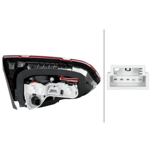 Heckleuchte Hella 2TZ 011 978-121 f&uuml;r VW Rechts