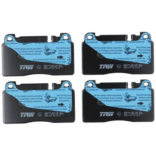 Bremsbelagsatz Scheibenbremse Trw GDB1974 Cotec f&uuml;r Seat Skoda VW Audi Porsche