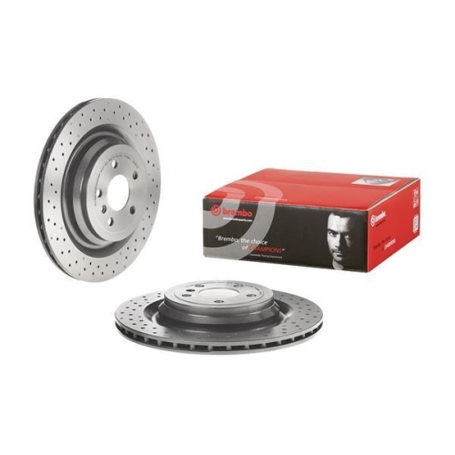 Bremsscheibe Brembo 09.A961.21 Prime Line - Uv Coated f&uuml;r Mercedes Benz Brabus
