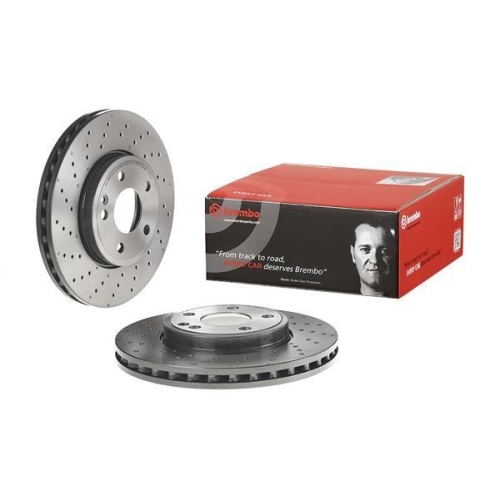 Bremsscheibe Brembo 09.B436.51 Prime Line - Uv Coated f&uuml;r Mercedes Benz