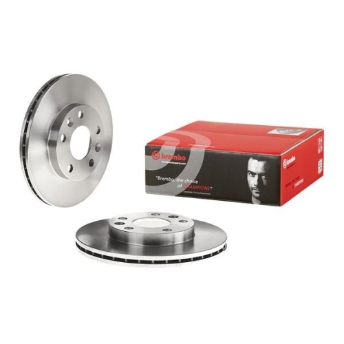 2X Brembo Bremsscheibe Vorderachse Prime Line f&uuml;r Nissan Renault Dacia