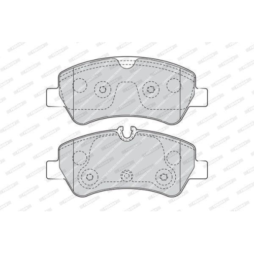 Bremsbelagsatz Scheibenbremse Ferodo FVR4398 Premier Eco Friction f&uuml;r Ford