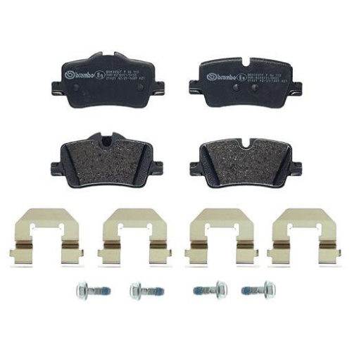 Bremsbelagsatz Scheibenbremse Brembo P06113 Prime Line f&uuml;r Bmw Hinterachse