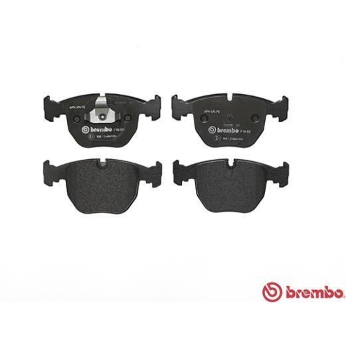 Bremsbelagsatz Scheibenbremse Brembo P06021 Prime Line f&uuml;r Bmw Vorderachse
