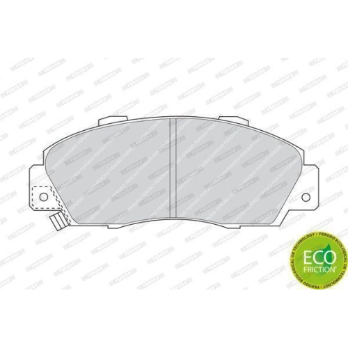 Bremsbelagsatz Scheibenbremse Ferodo FDB905 Premier Eco Friction f&uuml;r Honda Acura