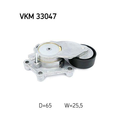 Riemenspanner Keilrippenriemen Skf VKM 33047 f&uuml;r Citro&euml;n Peugeot Mitte Links