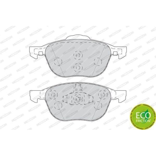 Bremsbelagsatz Scheibenbremse Ferodo FDB4319 Premier Eco Friction f&uuml;r Ford