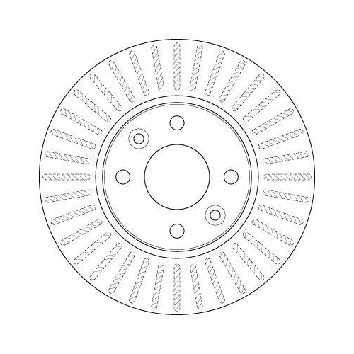 Bremsscheibe Trw DF6186 f&uuml;r Dacia Lada Mercedes Benz Mercedes Benz Renault