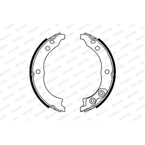 Bremsbackensatz Feststellbremse Ferodo FSB680 Premier f&uuml;r Citro&euml;n Fiat Peugeot