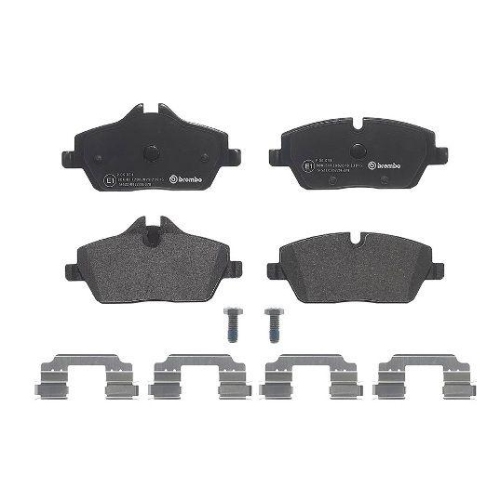 Bremsbelagsatz Scheibenbremse Brembo P06034 Prime Line für Bmw Mini Vorderachse