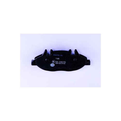 Bremsbelagsatz Scheibenbremse Hella 8DB 355 010-651 f&uuml;r Mercedes Benz Evobus