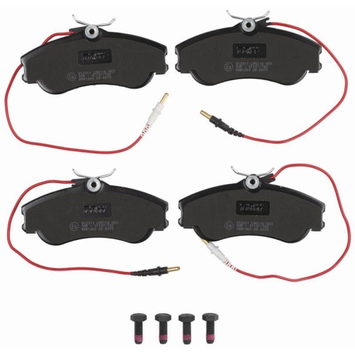 Bremsbelagsatz Scheibenbremse Trw GDB1260 Cotec f&uuml;r Citro&euml;n Peugeot Vorderachse