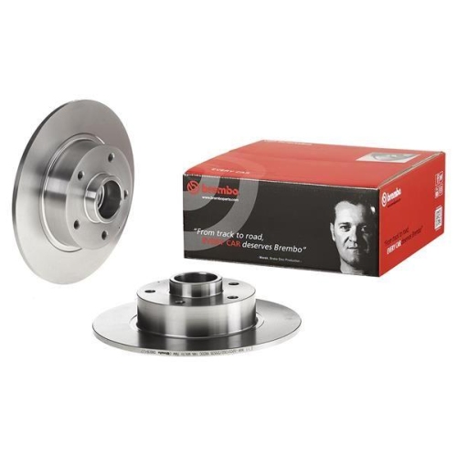 Bremsscheibe Brembo 08.B391.27 Prime Line - With Bearing Kit f&uuml;r Renault