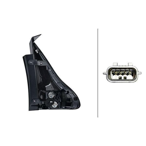 Heckleuchte Hella 2SD 012 313-111 f&uuml;r Renault Links