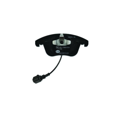 Bremsbelagsatz Scheibenbremse Hella 8DB 355 014-031 f&uuml;r Audi Seat Skoda VW