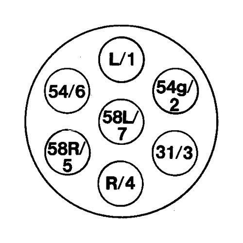 Steckdose Hella 8JB 001 941-002 für Aebi Daf Man Mercedes Benz Mercedes Benz O&k