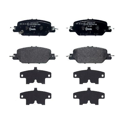 Bremsbelagsatz Scheibenbremse Brembo P28097 Prime Line f&uuml;r Honda Hinterachse