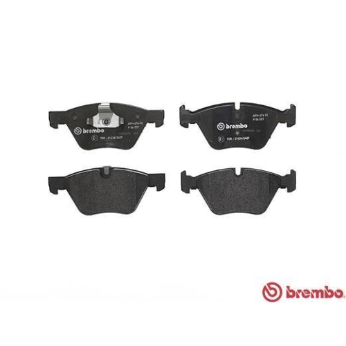 Bremsbelagsatz Scheibenbremse Brembo P06057 Prime Line f&uuml;r Bmw Vorderachse
