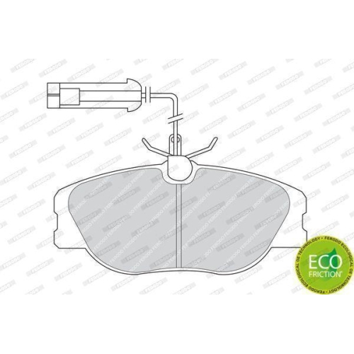 Bremsbelagsatz Scheibenbremse Ferodo FDB994 Premier Eco Friction f&uuml;r Alfa Romeo