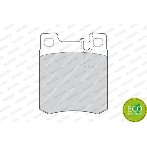 Bremsbelagsatz Scheibenbremse Ferodo FDB799 Premier Eco Friction für Chrysler