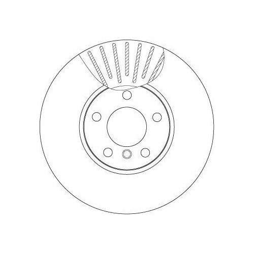 Bremsscheibe Trw DF4852S Trw Single f&uuml;r Bmw Vorderachse