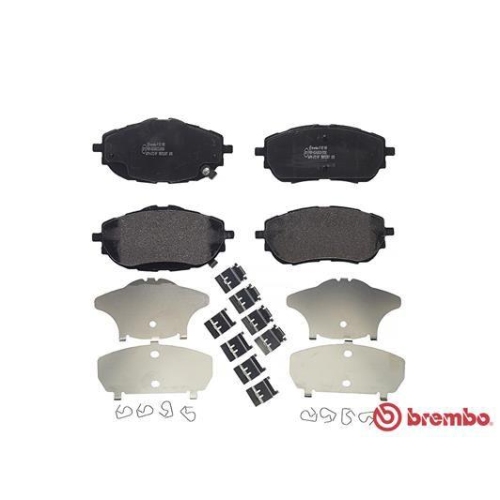 Bremsbelagsatz Scheibenbremse Brembo P83150 Prime Line f&uuml;r Toyota Vorderachse