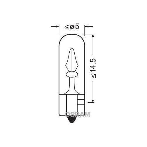 Gl&uuml;hlampe Handschuhfachleuchte Ams-osram 2721 Original f&uuml;r